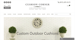 Desktop Screenshot of cushioncorner.com